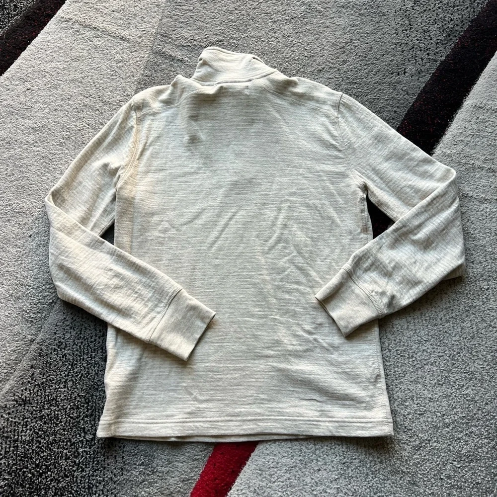 J. Crew Knit Goods 1/4 Zip Striped Sweater